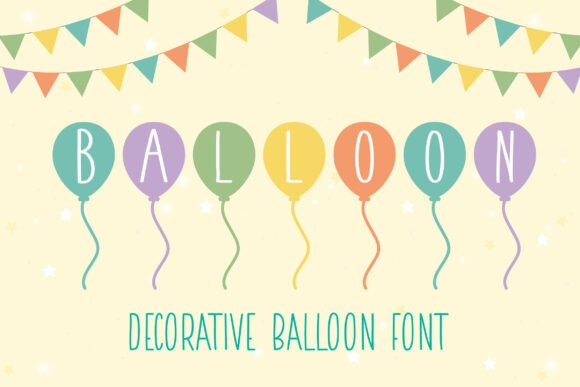Balloon Font: The Playful Typeface for Joyful Design Projects