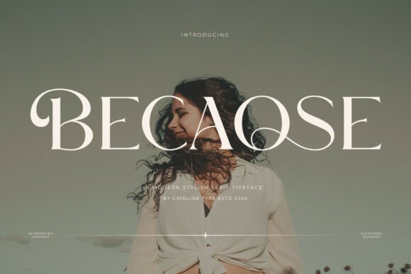 Becaose: A Modern Serif for Timeless Elegance