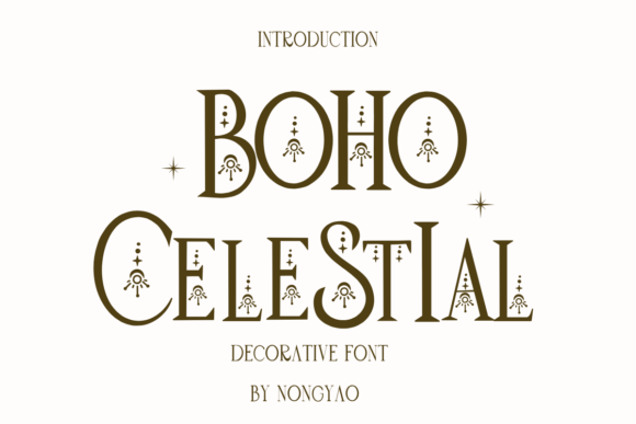 Boho Celestial: A Font for Whimsical, Free-Spirited Design