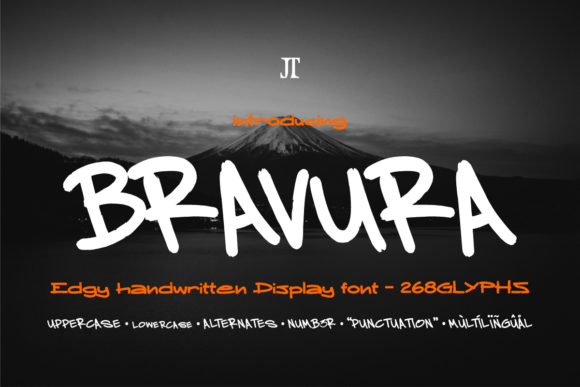 Bravura: The Edgy Handwritten Font for Bold Designers