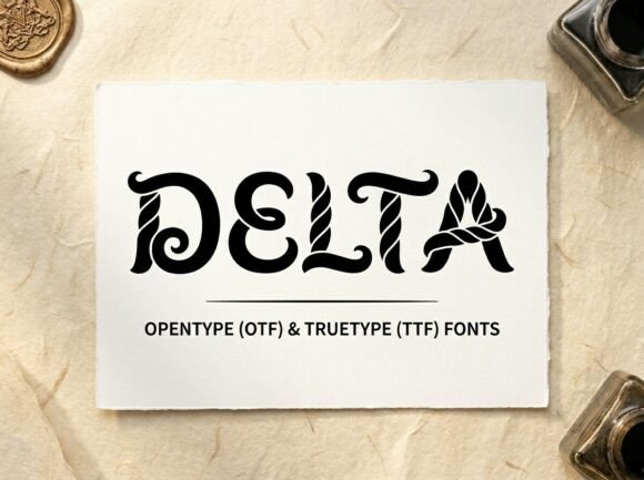 Delta: A Typeface Forged by the Sea