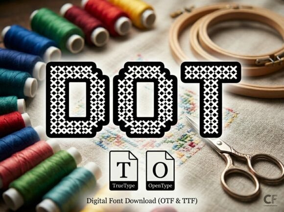 DOT: A Creative Font with Artisanal Texture