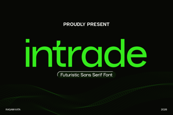 Intrade: A Futuristic Sans Serif for Modern Design