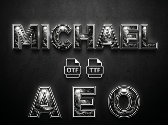 Michael: A Premium Display Typeface That Commands Attention