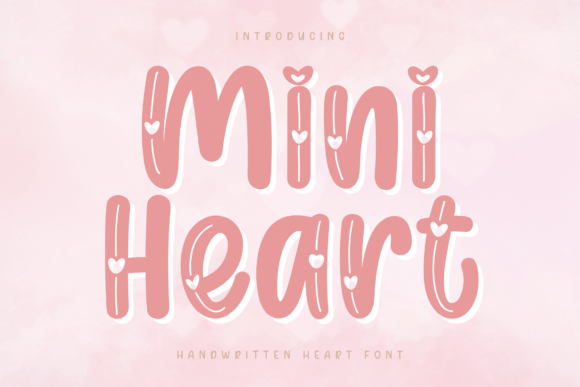 Mini Heart: A Handwritten Font with Built-In Charm