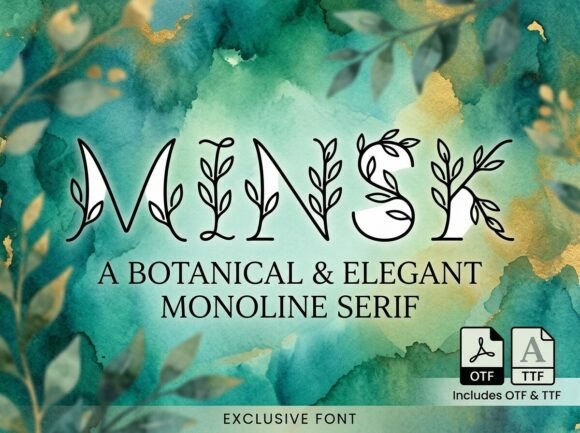 Minsk: A Display Font for Bold Visual Statements