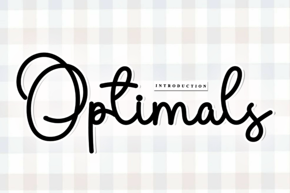 Optimals: Crafting Authentic Brand Identities with Artisanal Type