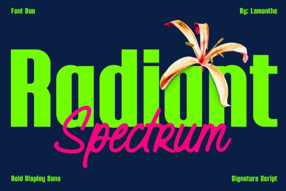 Radiant Spectrum: A Font Duo for Dynamic Branding