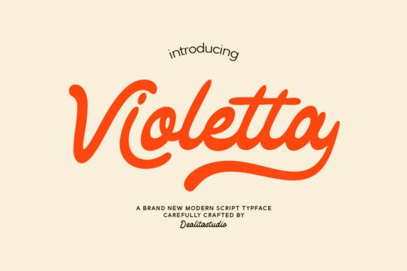 Violetta: Infusing Projects with Timeless Script Font Elegance